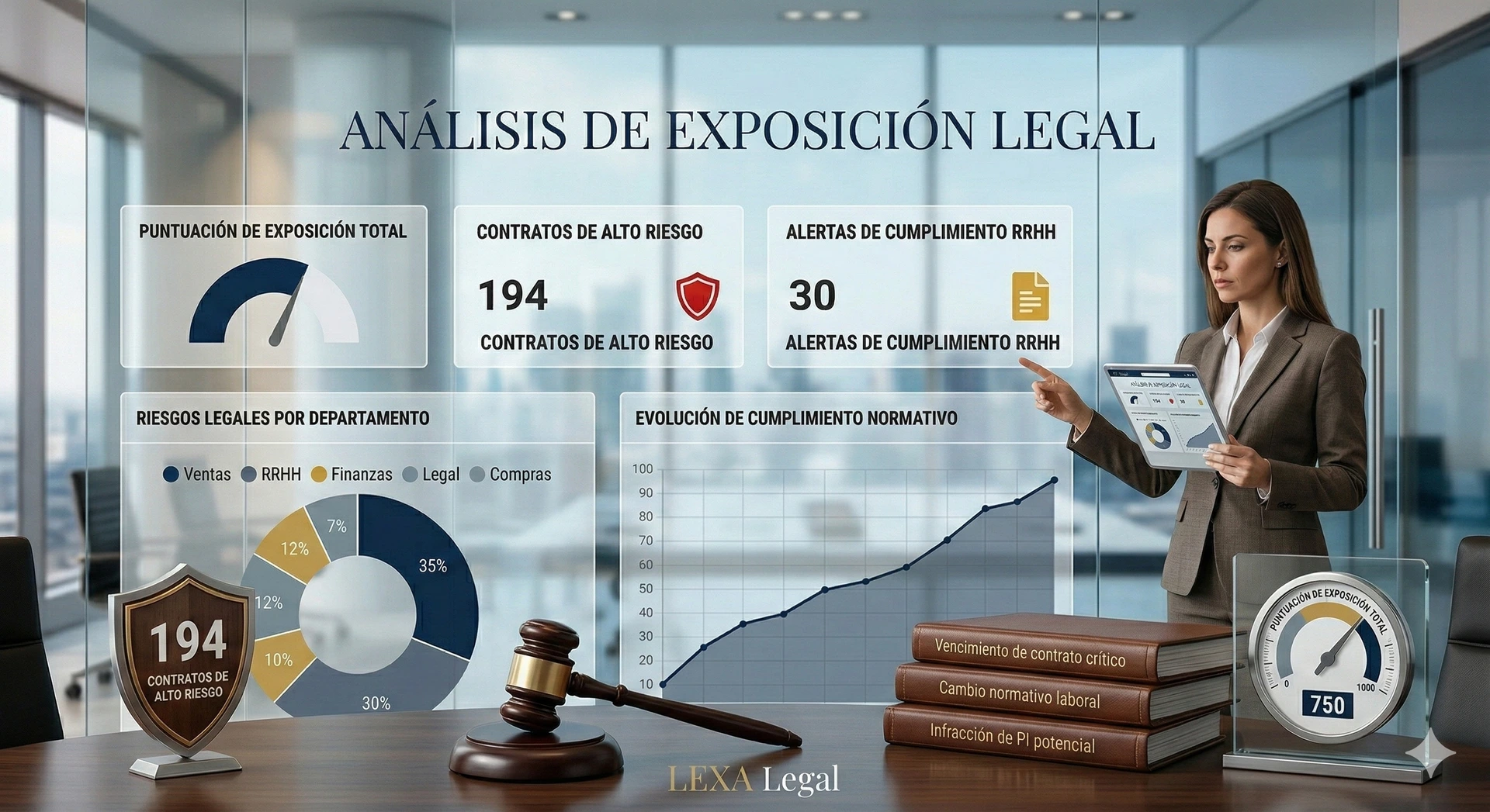 Análisis de exposición legal
